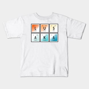 Lusaka City Table of Elements Kids T-Shirt